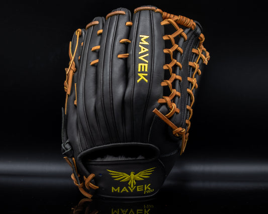 Horween Series OF Glove with Trap-Web (Black)