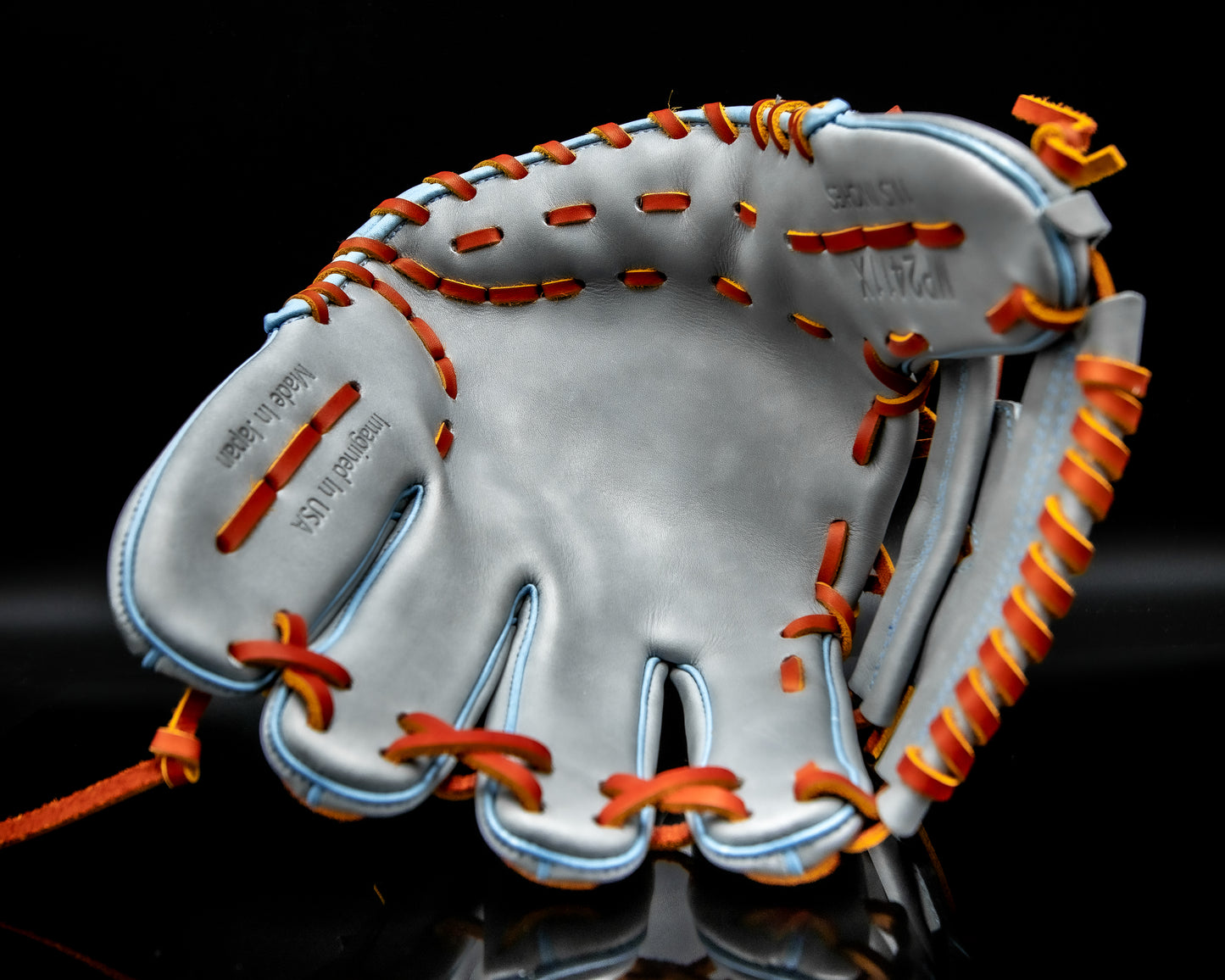 japan wagyu leather x web infield glove mavek pro