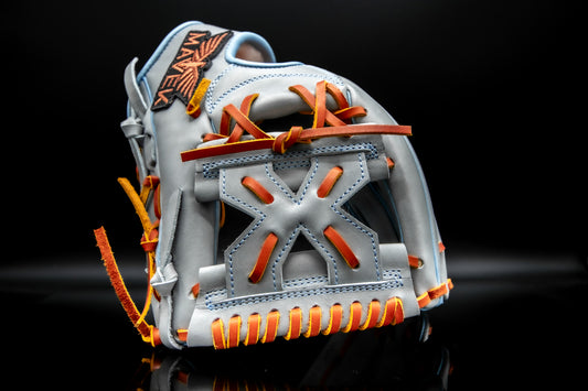 japan wagyu leather x web infield glove mavek pro