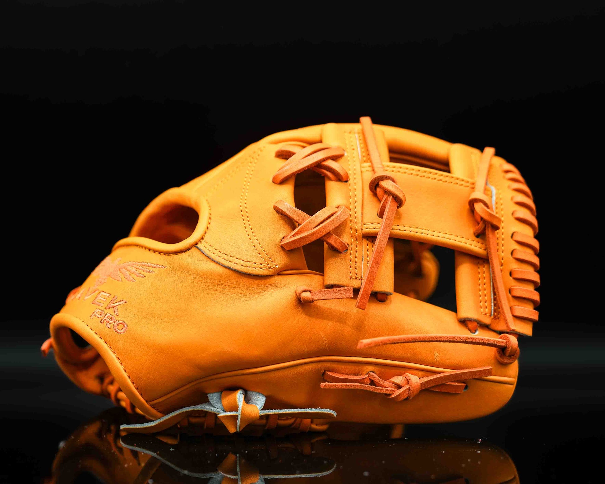 burnt orange infield glove

