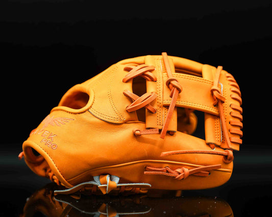 burnt orange infield glove

