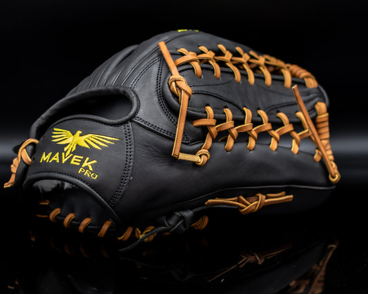 Horween Series OF Glove with Trap-Web (Black)
