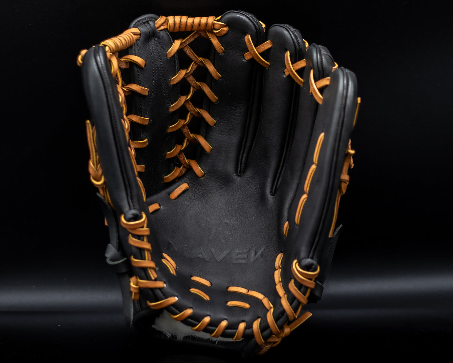 Horween Series OF Glove with Trap-Web (Black)