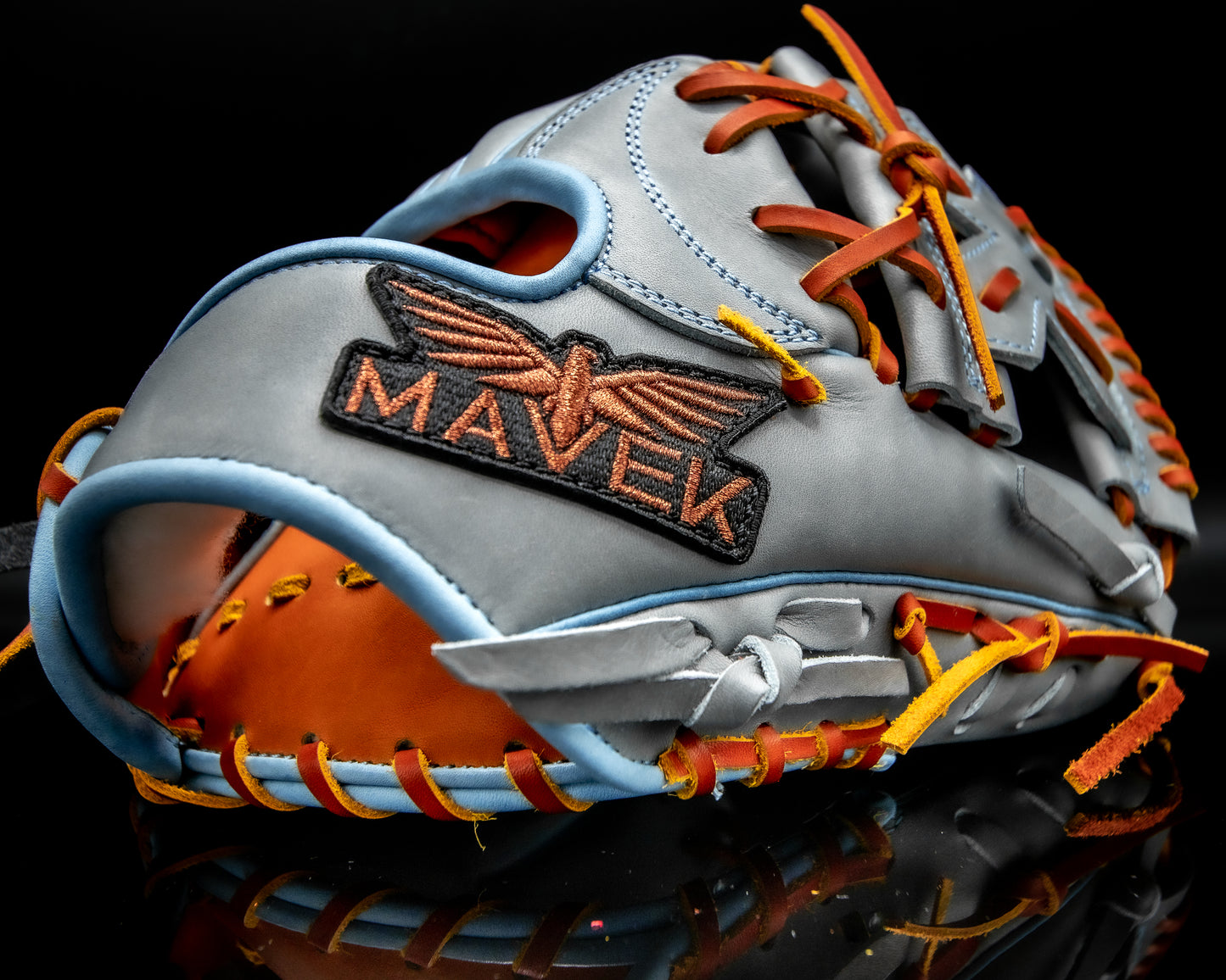 japan wagyu leather x web infield glove mavek pro