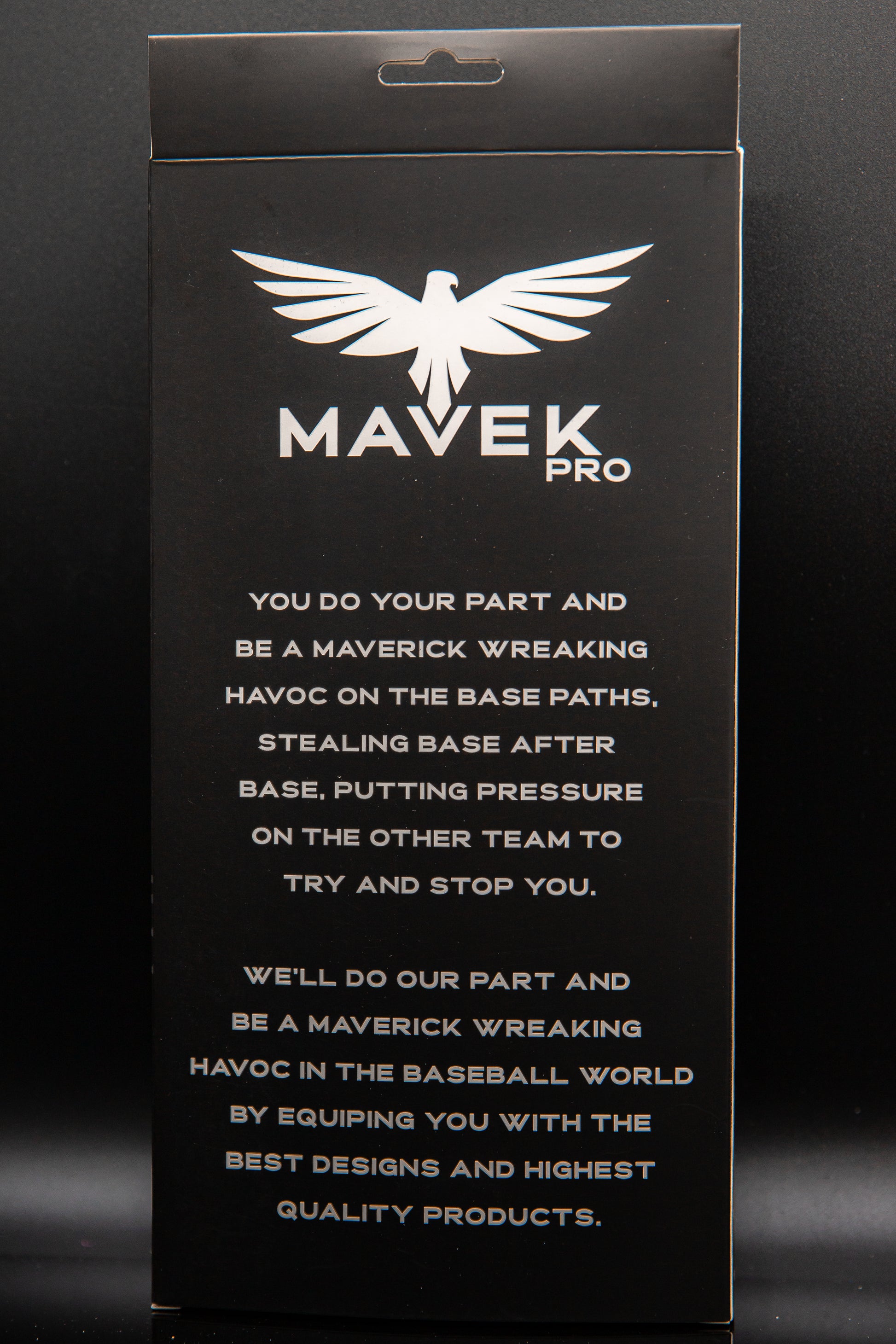 Mavek Pro retail box for sliding mitt backside